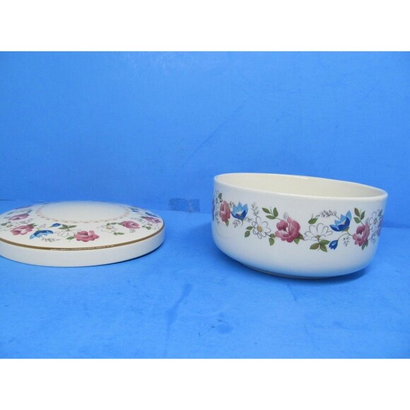 Hankook Korea Floral Covered Rice Bowl Trinket Dish In Excellent Condition - Picture 8 of 8